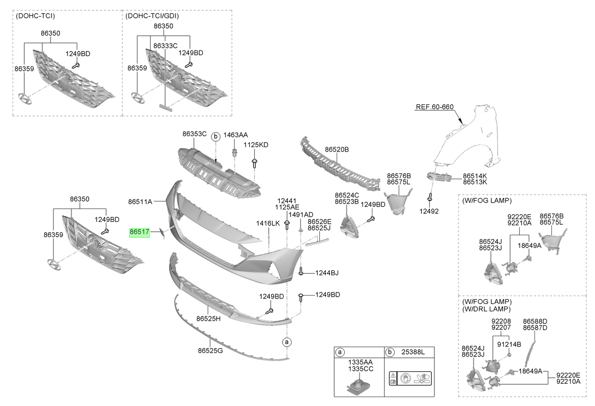 Tapa Gancho Remolque Original Para Hyundai I20 2020-2024