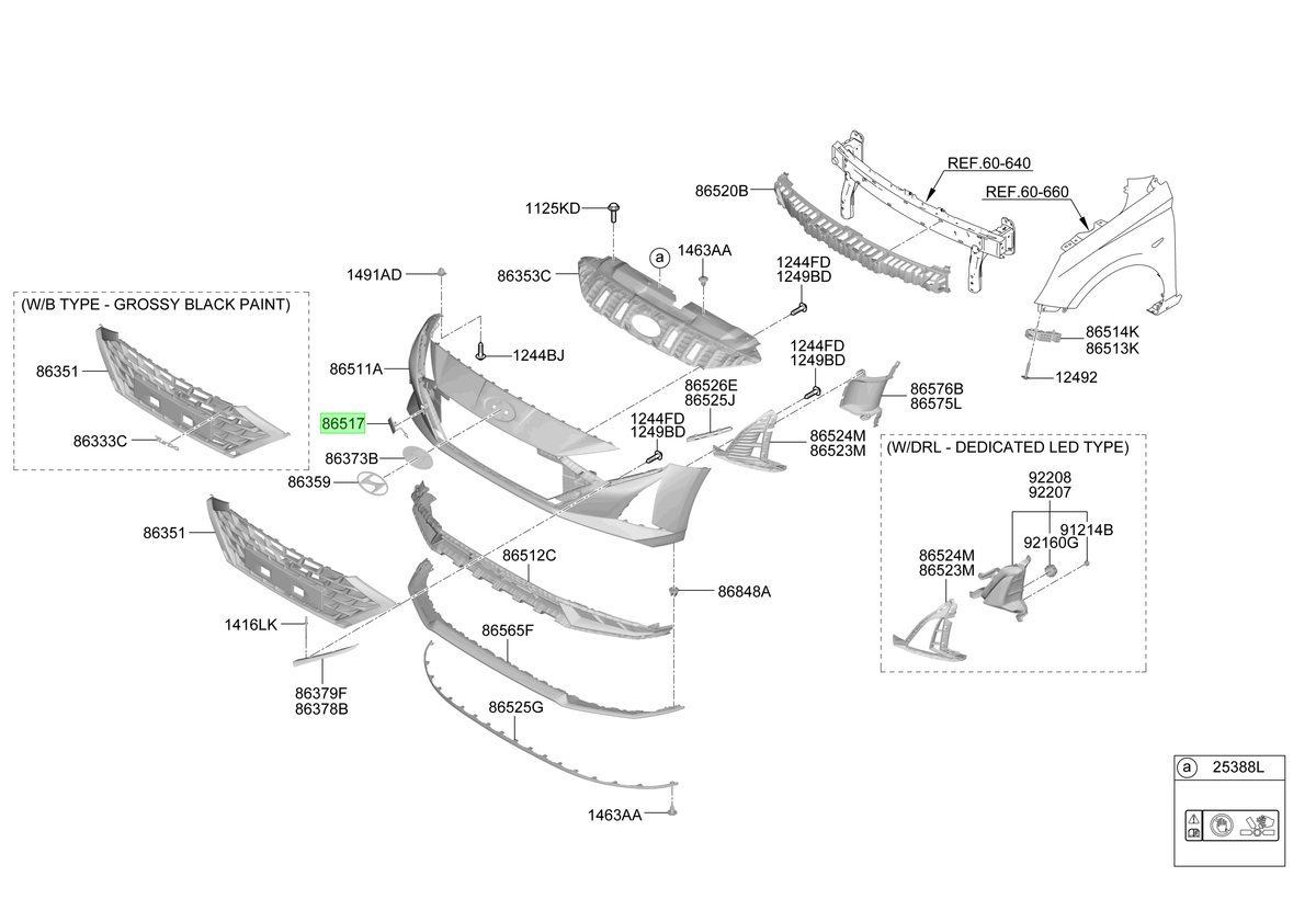 Tapa Gancho Remolque Original Para Hyundai I20 2023-2025