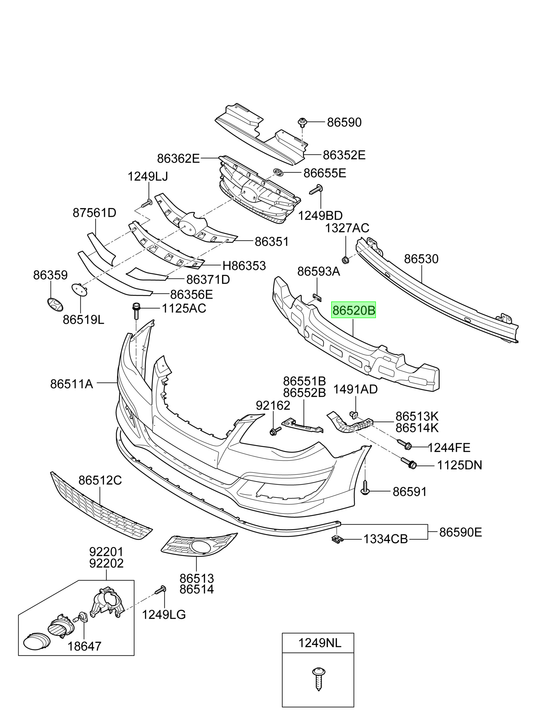 Amortiguador Del. Original Para Hyundai Elantra 2006-2015