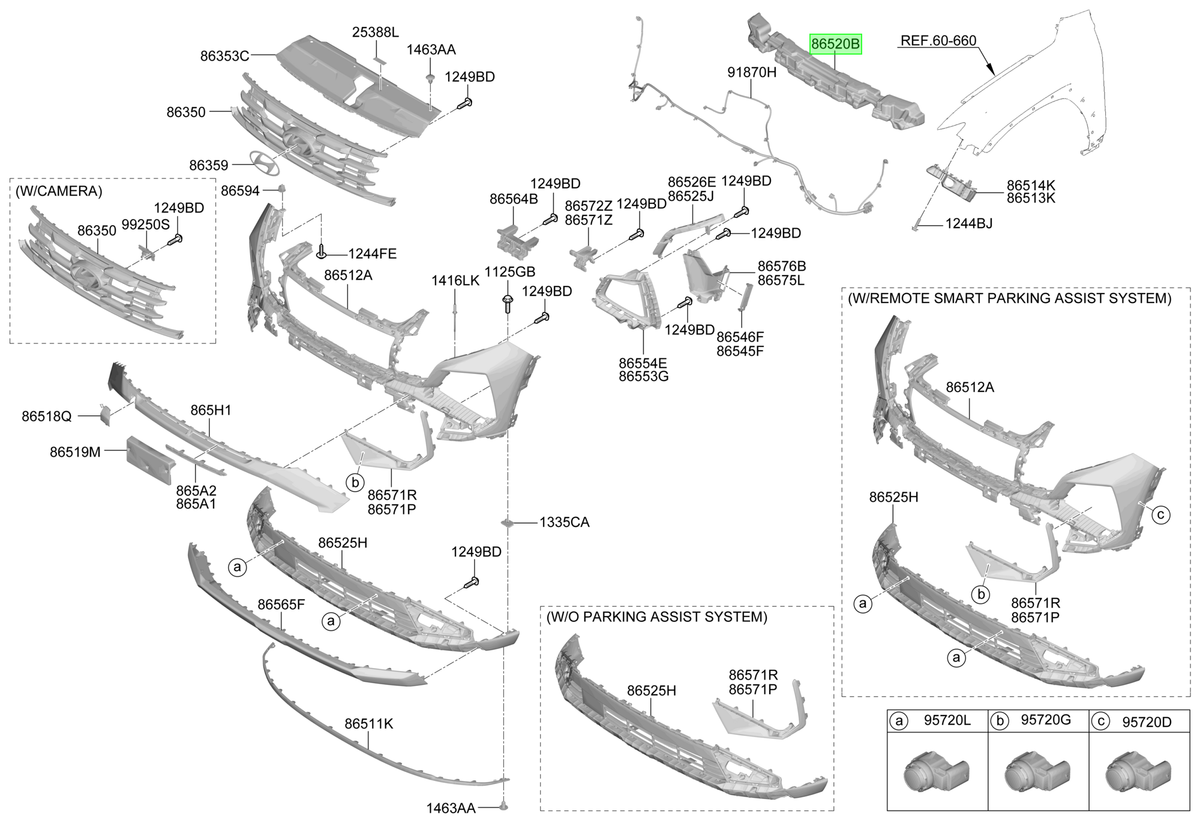 Amortiguador Impacto Original Para Hyundai Tucson 2024-2025