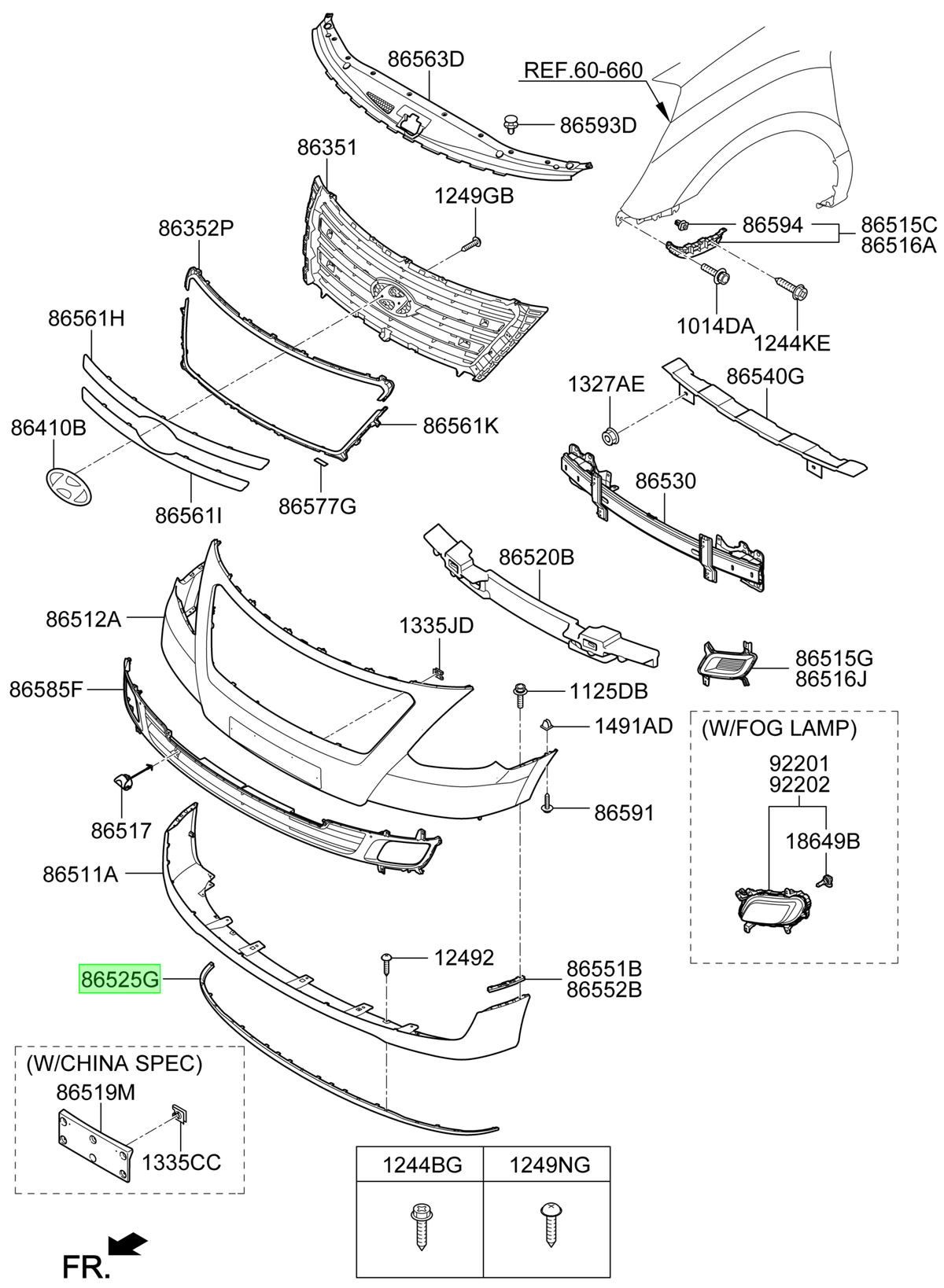Panel Original Para Hyundai H1 2015-2019