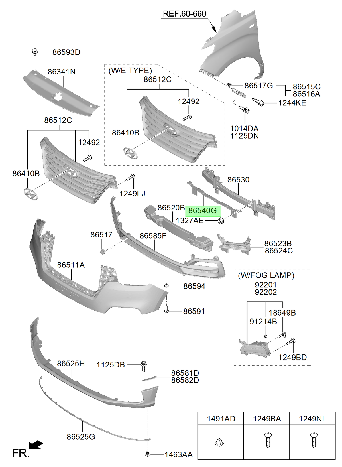Parachoque Tras. Original Para Hyundai H1 2018-2023