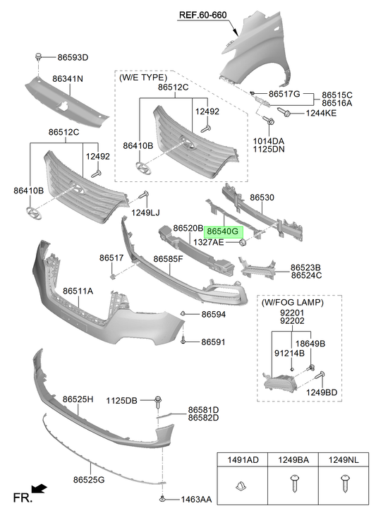 Parachoque Tras. Original Para Hyundai H1 2018-2023