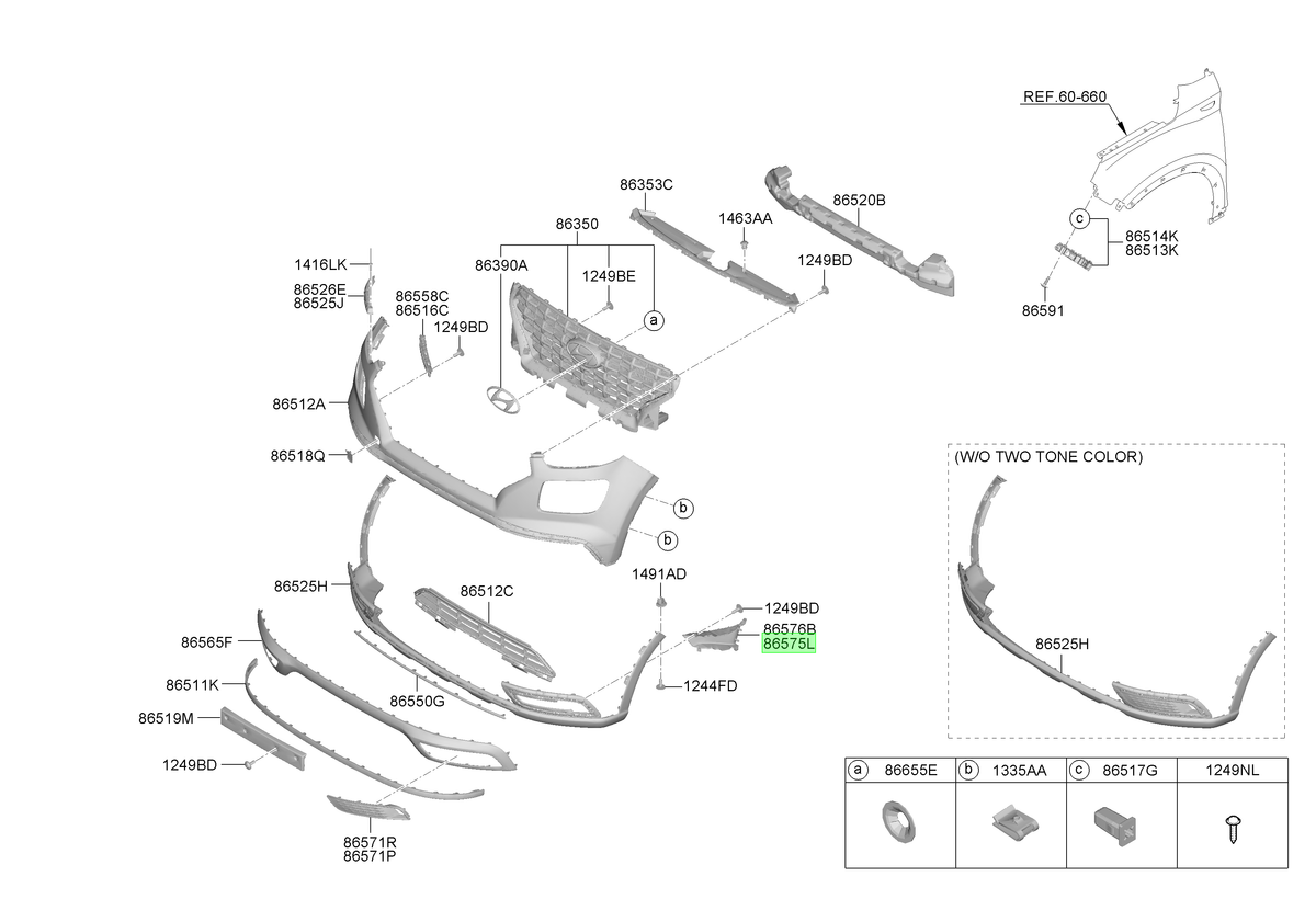 Conducto Lh Original Para Hyundai Venue 2019-2025