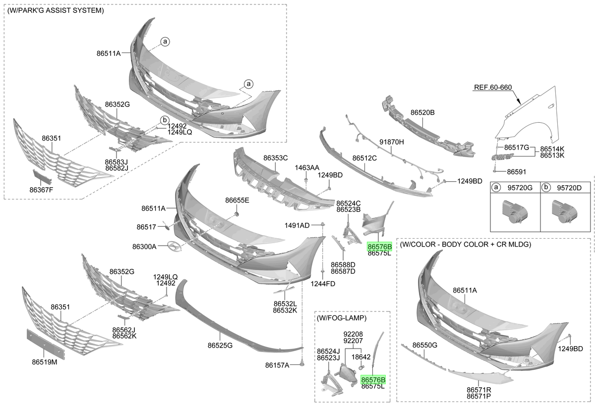 Ducto De Aire Rh Original Para Hyundai Elantra 2020-2024