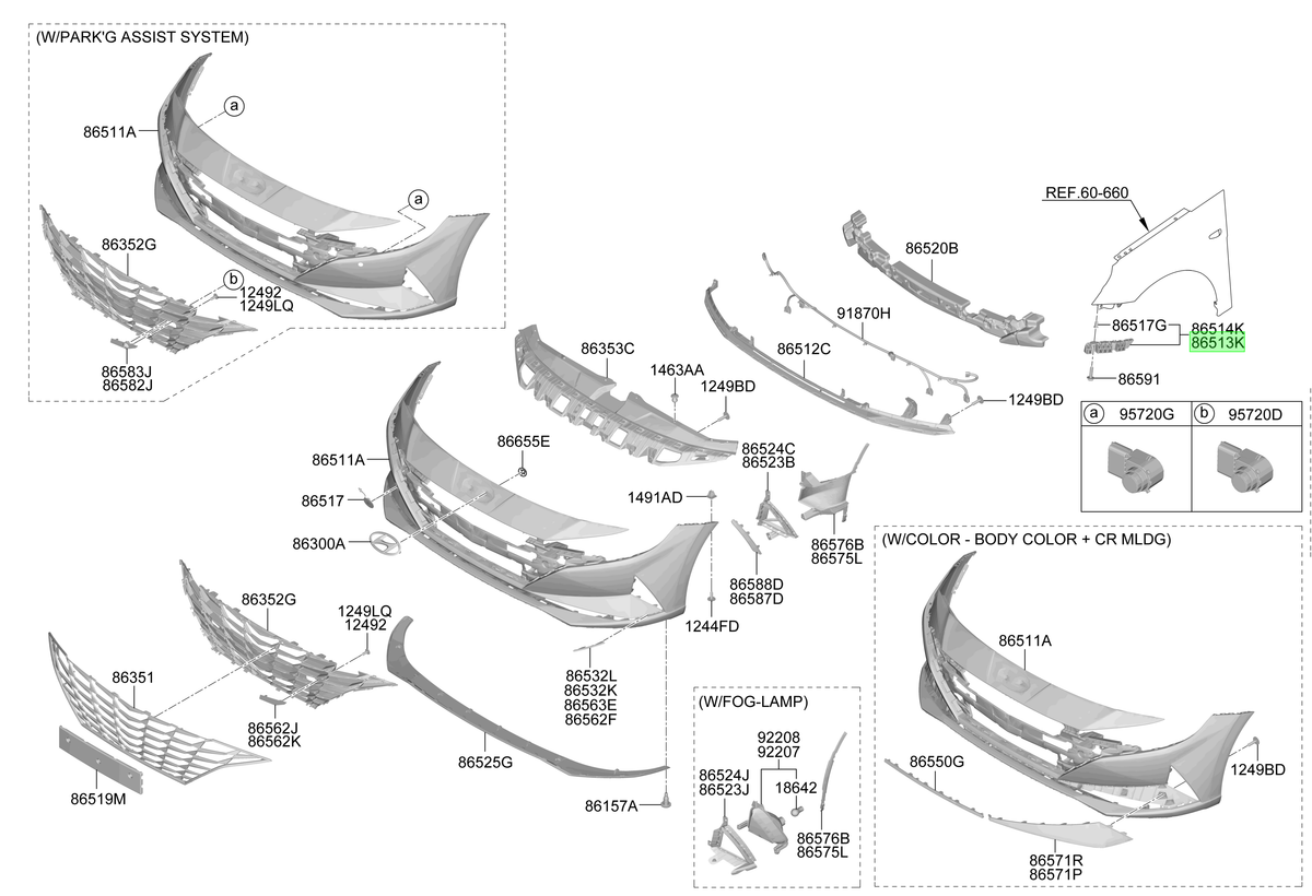 Soporte Lat. Izq. Parach. Del. Lh Original Para Hyundai Elan