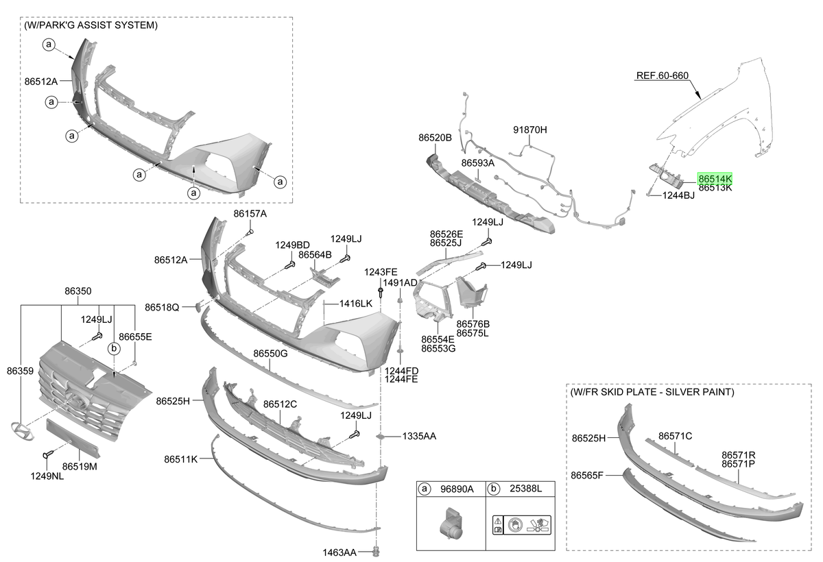 Soporte Original Para Hyundai Tucson 2020-2025