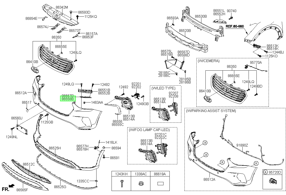 Óptico Rh Original Para Hyundai Santa Fe 2016-2019