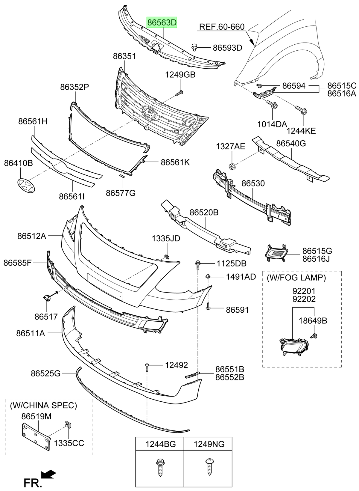 Moldura Original Para Hyundai H1 2007-2019