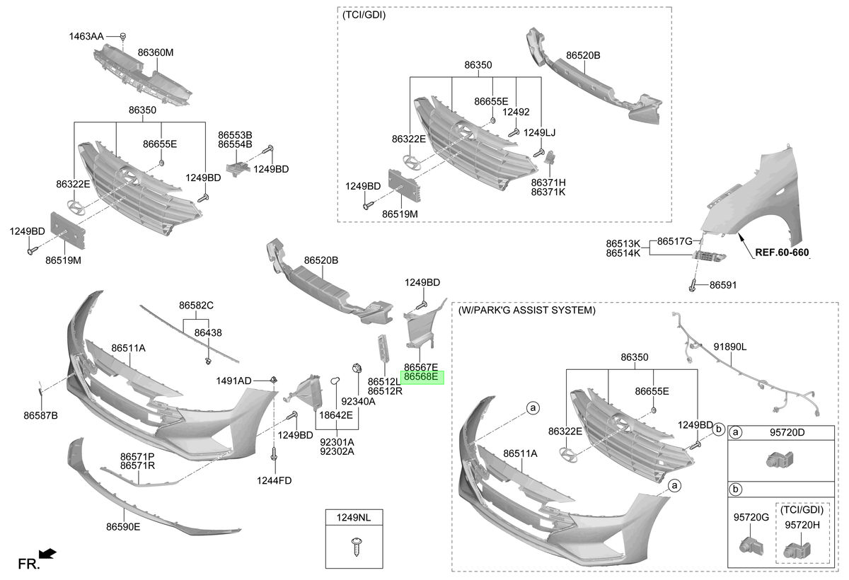 Soporte Original Para Hyundai Elantra 2018-2025