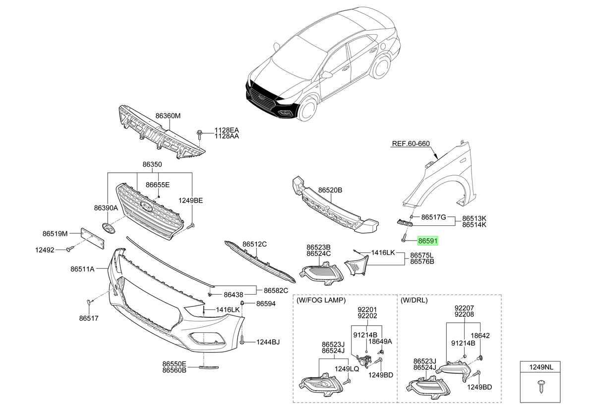 Parachoque Del. Original Para Kia Soul 2013-2025