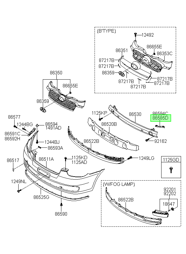 Soporte Frontal Orig. Para Hyundai Accent 2007-2010