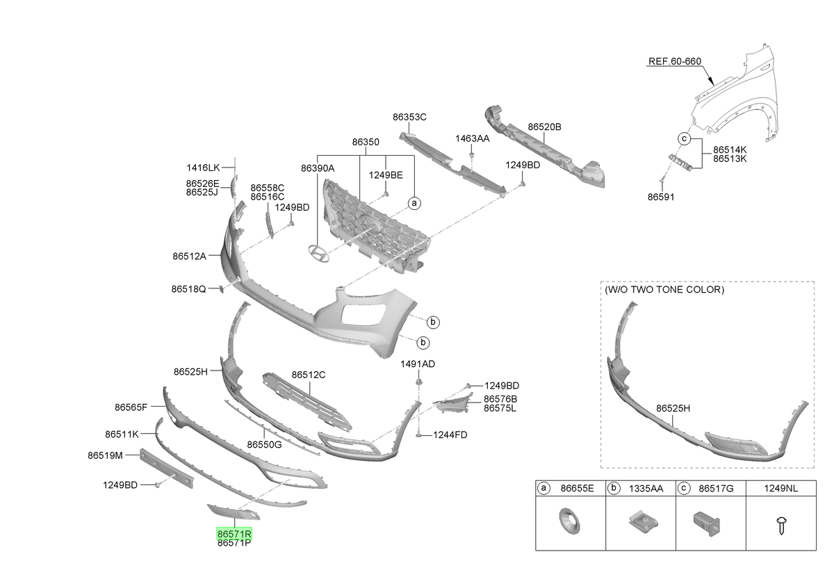 Moldura Rh Original Para Hyundai Venue 2019-2025