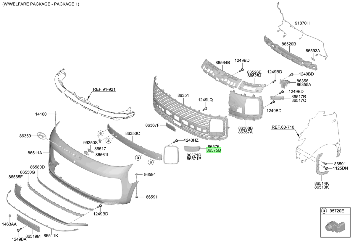 Moldura Lh Original Para Hyundai Staria 2021-2025