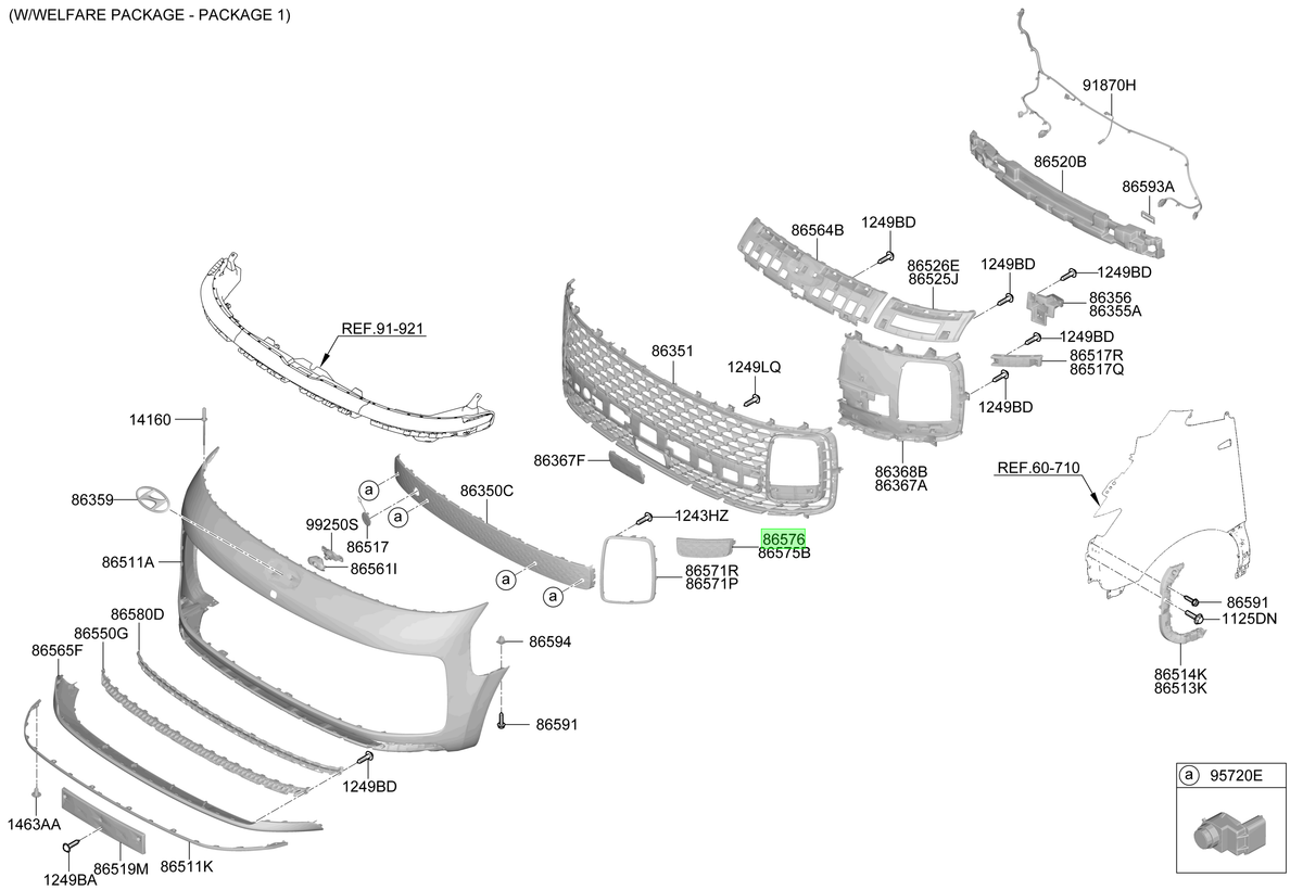 Moldura Rh Original Para Hyundai Staria 2021-2025