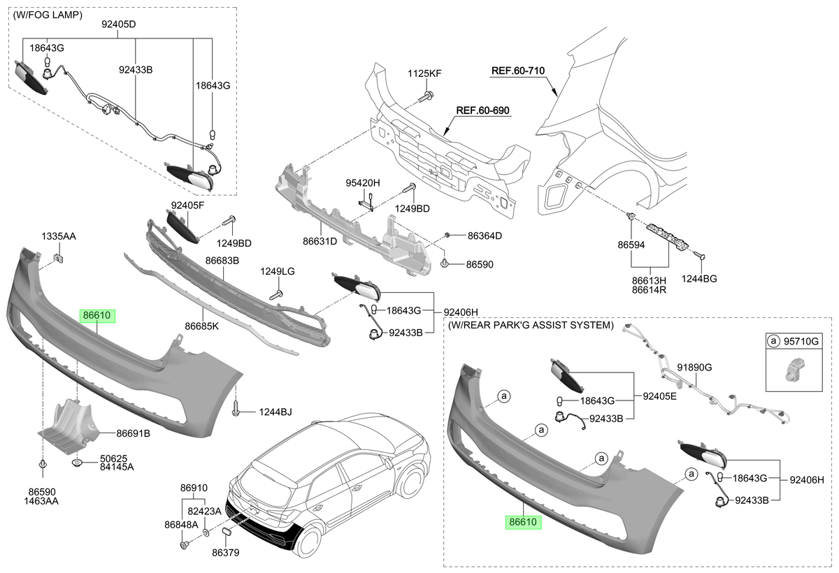 Conjunto Original Para Hyundai I20 2018-2022