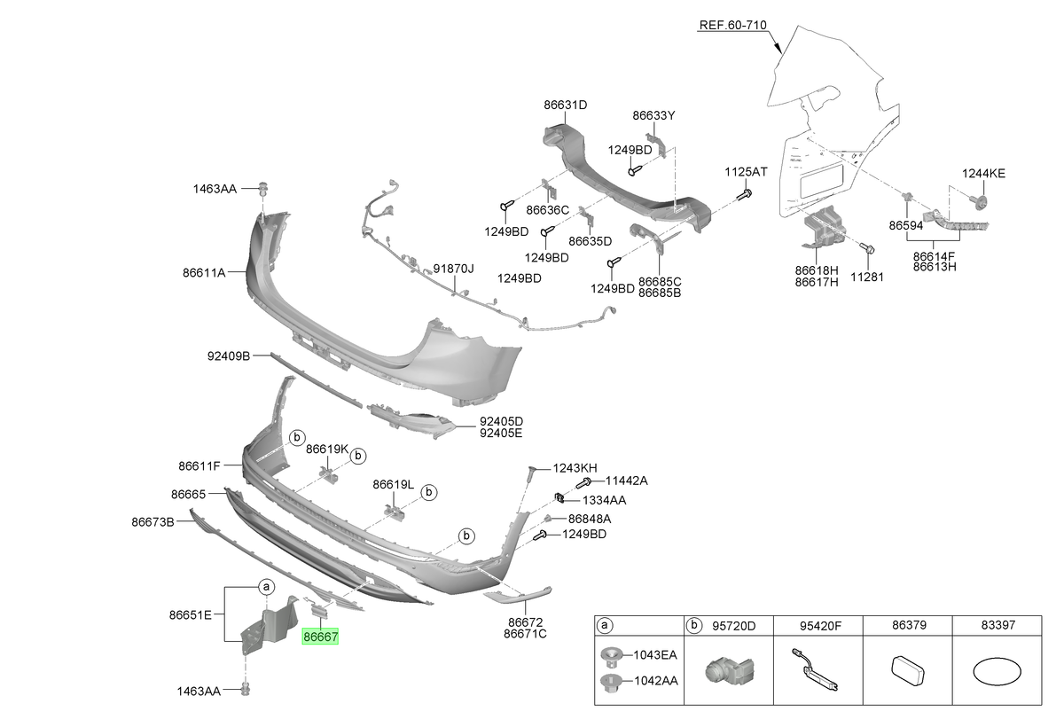 Gancho Original Para Hyundai Santa Fe 2020-2025
