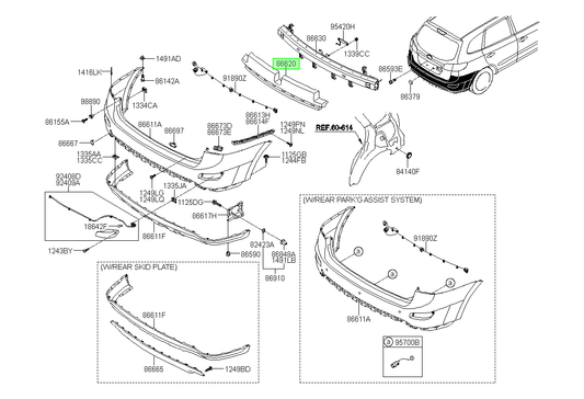 Amotiguador Original Para Hyundai Santa Fe 2009-2013