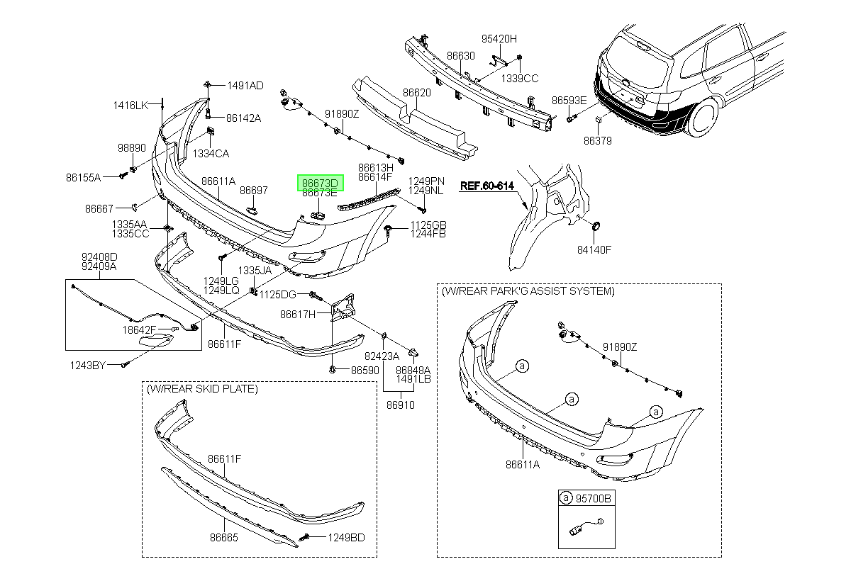 Soporte Lh Original Para Hyundai Santa Fe 2009-2013
