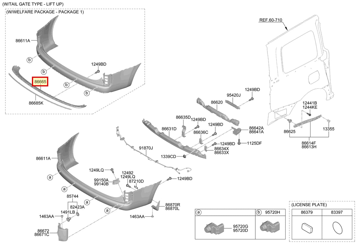 86671CG600 epc