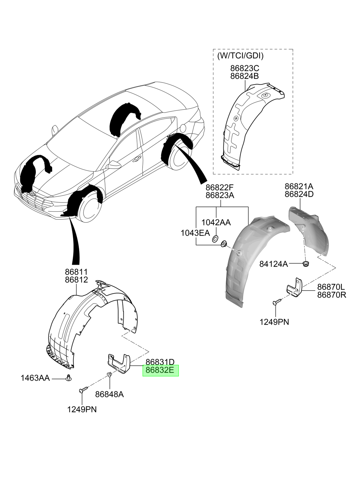 Moldura Original Para Hyundai Elantra 2015-2025
