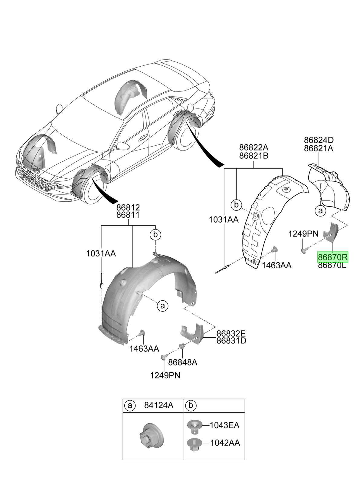 Tapabarro Rh Original Para Hyundai Elantra 2020-2025