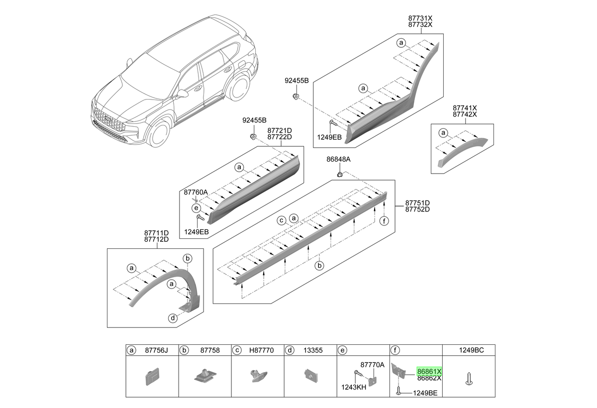 Deflector Lh Original Para Hyundai Santa Fe 2018-2025