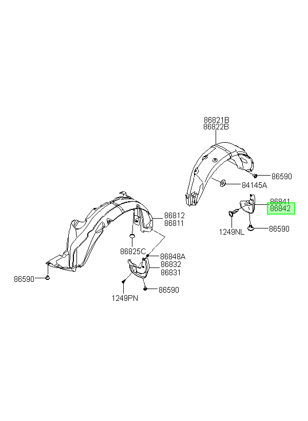 Aleta Original Para Hyundai Santa Fe 2005-2010
