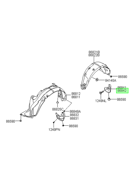 Aleta Original Para Hyundai Santa Fe 2005-2010