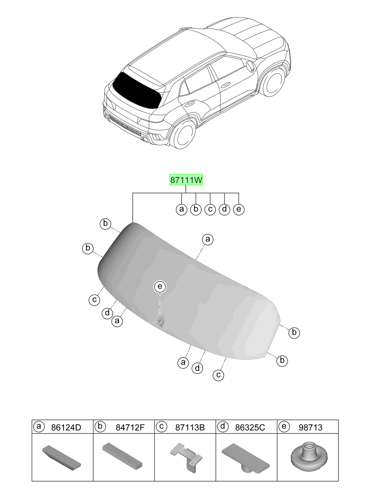 Luneta Original Para Hyundai Creta 2021-2025