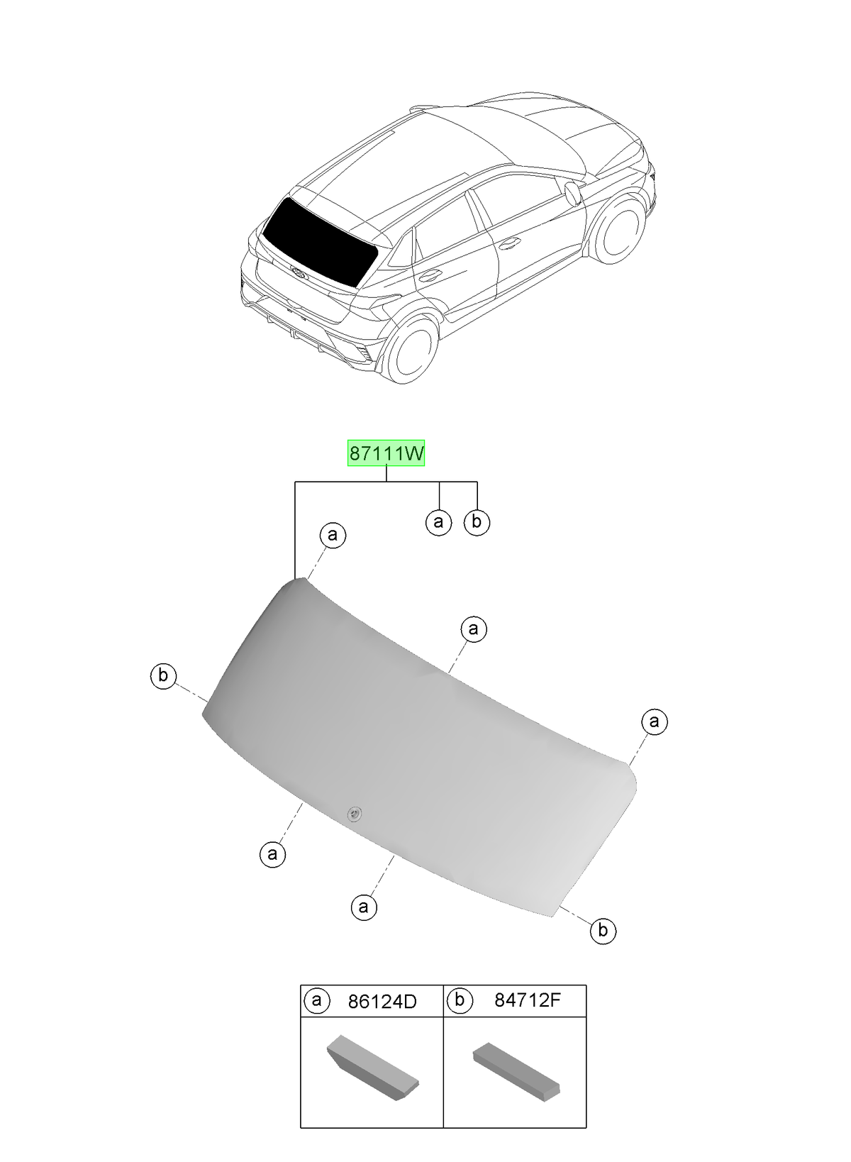 Luneta Original Para Hyundai I20 2020-2025
