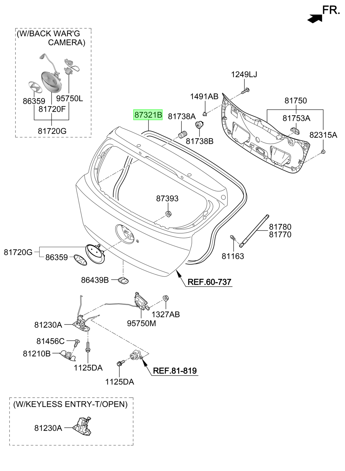 Goma Portalon Orig. Para Hyundai Accent Desde 2011