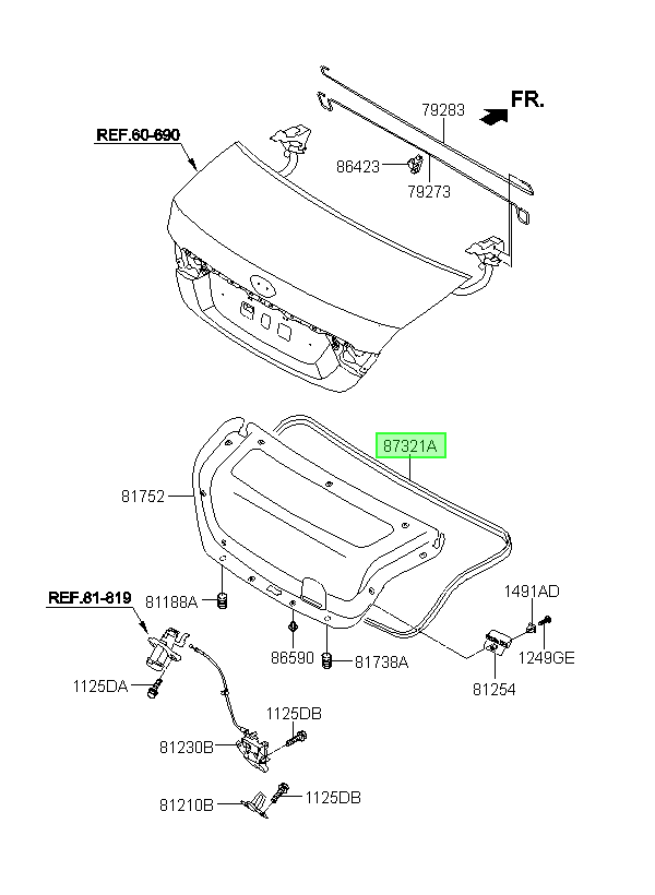 Sello Original Para Hyundai Sonata 2009-2016