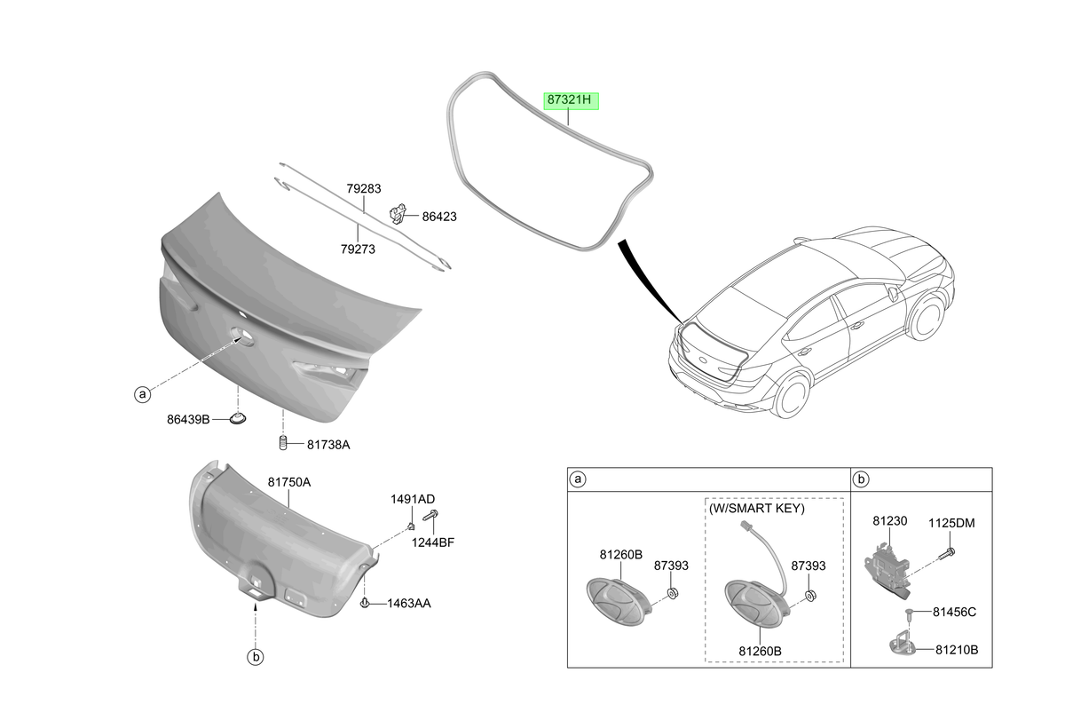 Sello Original Para Hyundai Elantra 2015-2025