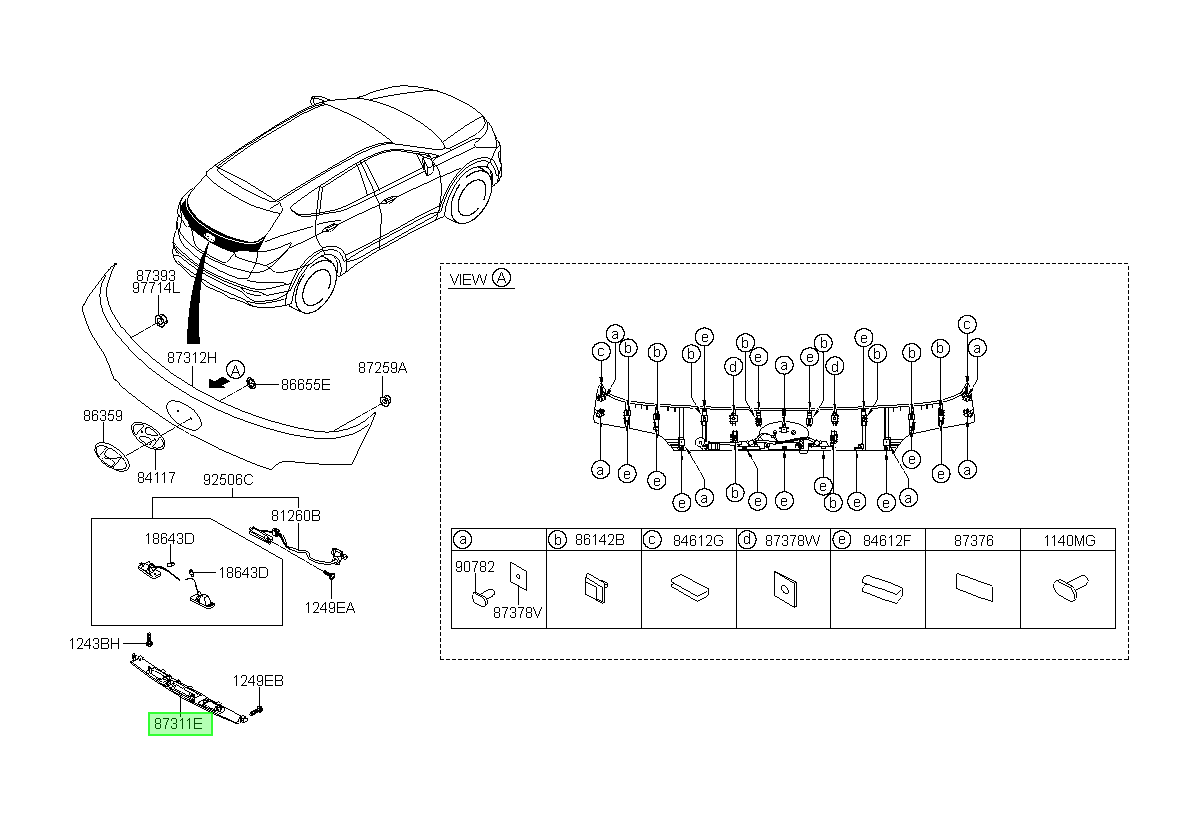 Moldura Original Para Hyundai Santa Fe 2012-2020