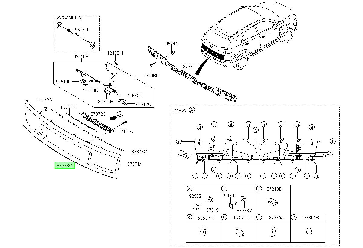 Moldura Portalon Orig. Para Hyundai Tucson Desde 2015