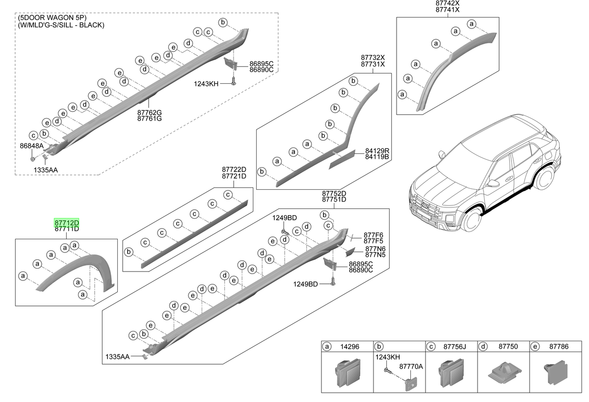 Tapabarro Del. Der. Rh Original Para Hyundai Creta 2020-2025