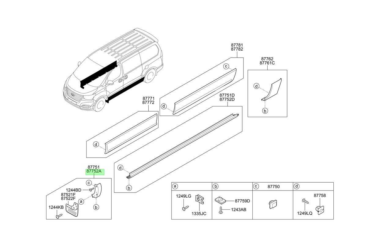 Tapabarro Original Para Hyundai H1 2007-2022