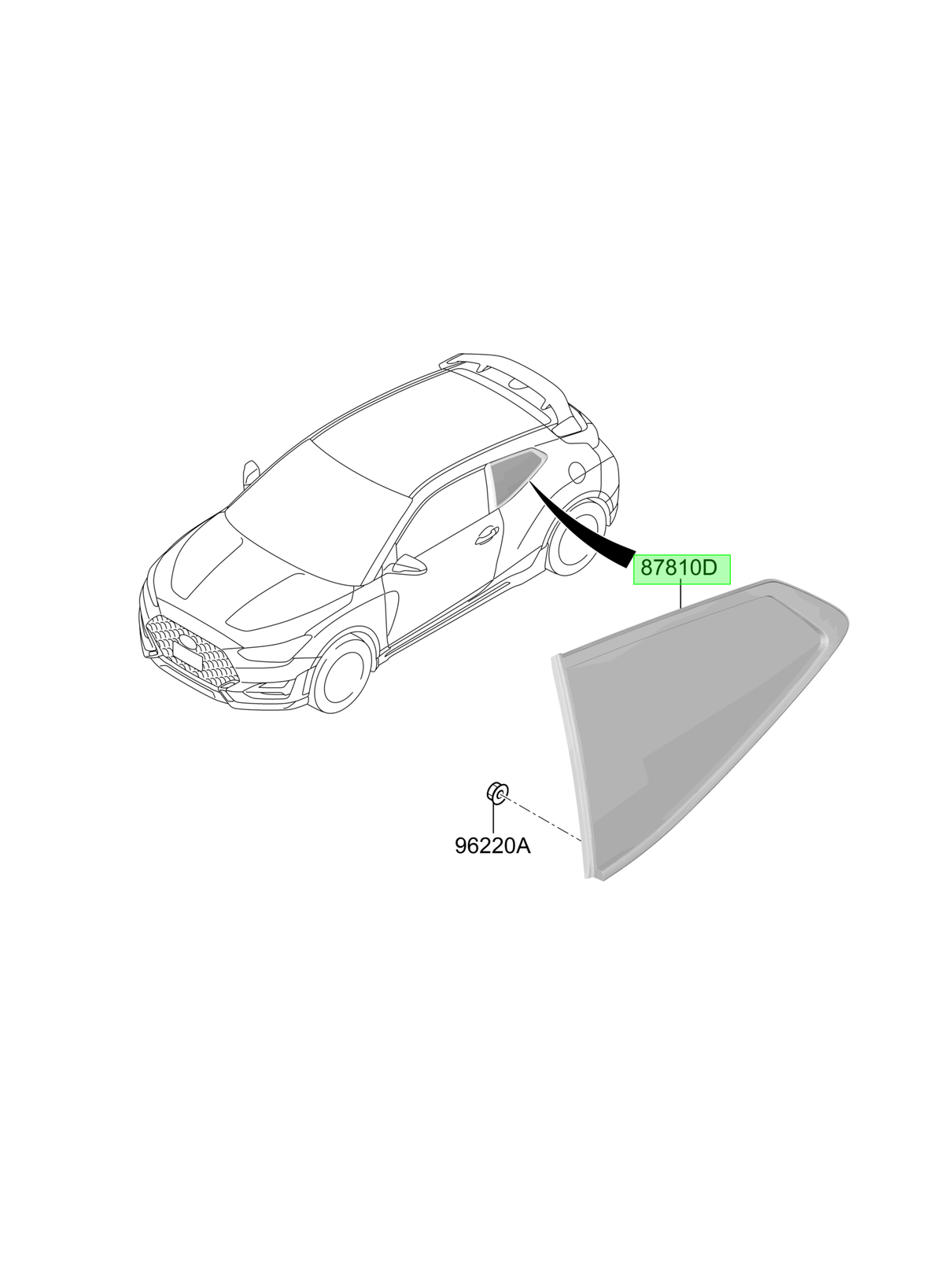 Vidrio Lateral Original Para Kia Rio 2000-2025