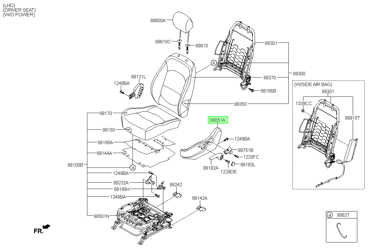 Cubierta Lh Original Para Hyundai Creta 2018-2021
