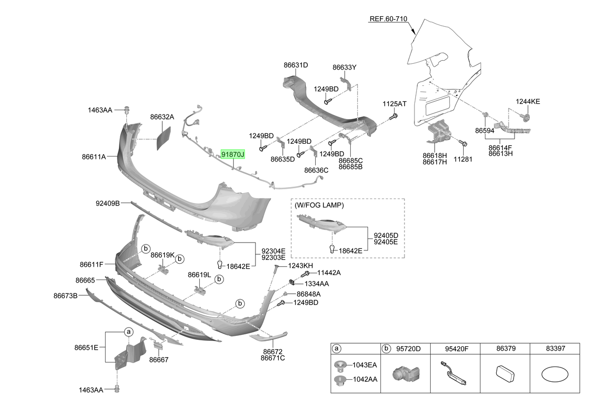 Ramal Original Para Hyundai Santa Fe 2020-2024