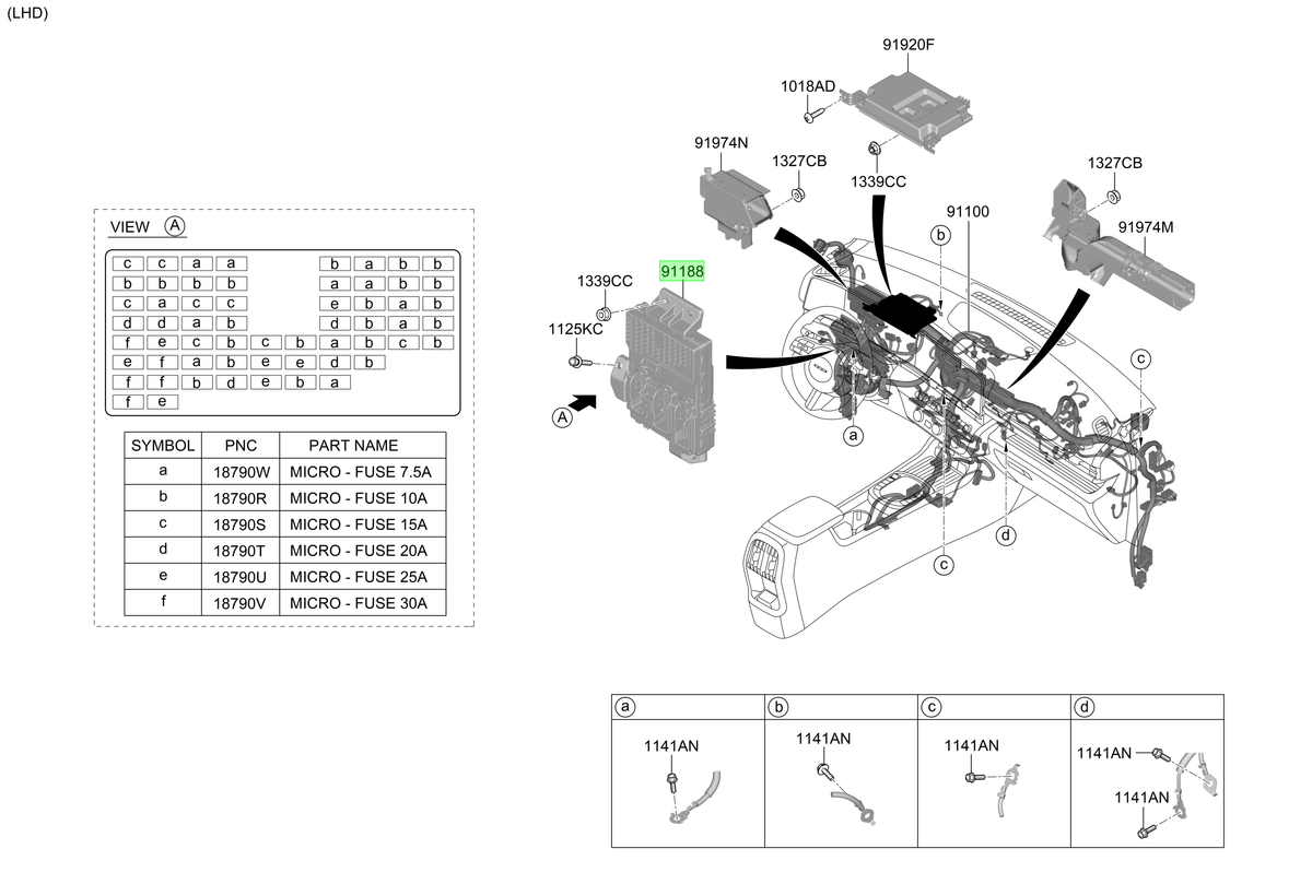 Fusible Original Para Hyundai Kona 2023-2025