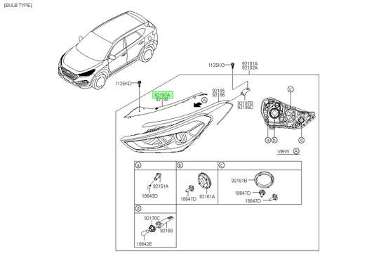 Soporte Original Para Hyundai Tucson 2015-2020
