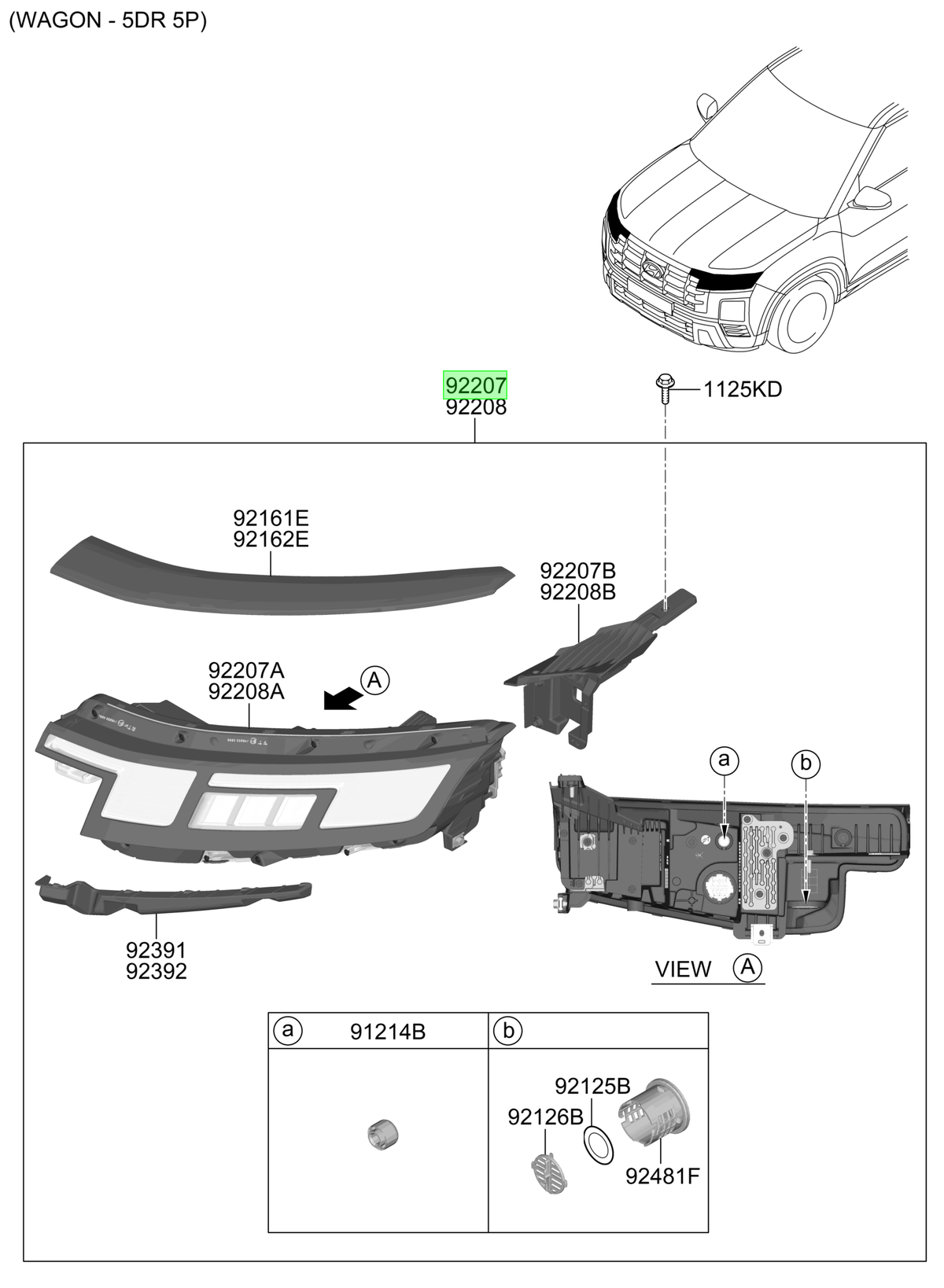 Luz Día Izq. Lh Original Para Hyundai Creta 2024-2025