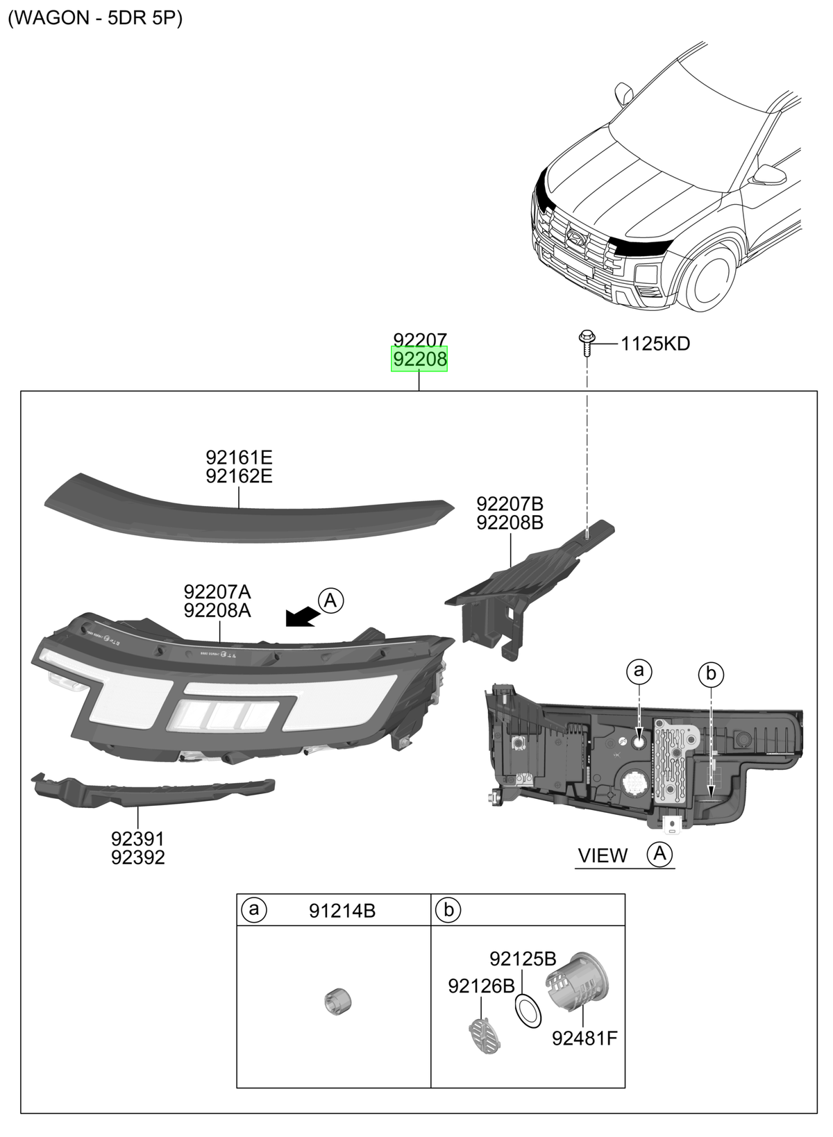 Luz Día Der. Rh Original Para Hyundai Creta 2024-2025