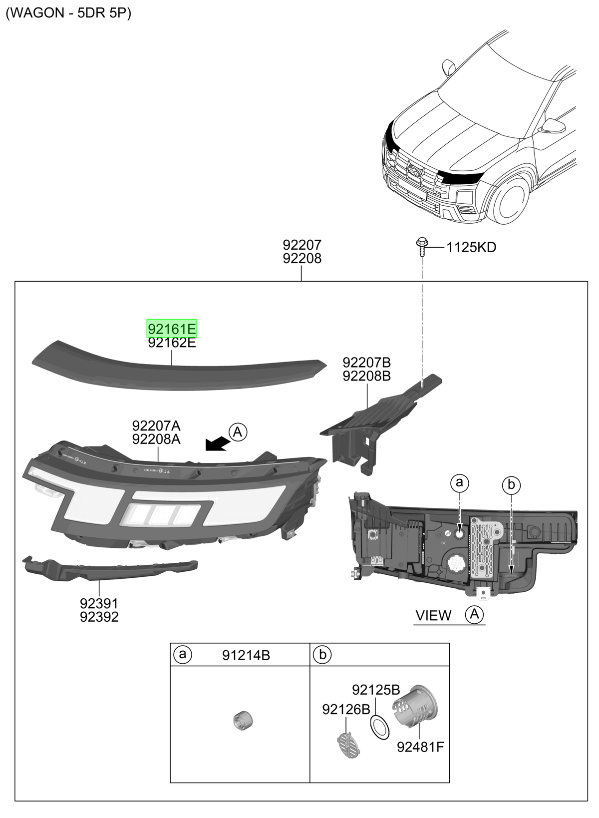 Linea Lh Original Para Hyundai Creta 2024-2025