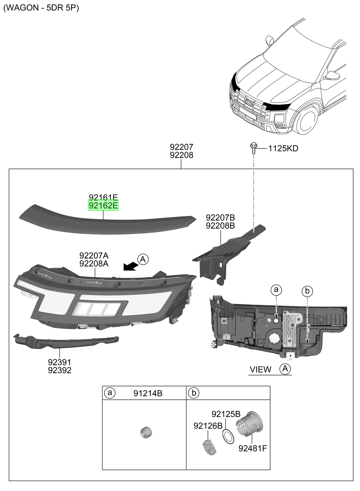 Linea Rh Original Para Hyundai Creta 2024-2025