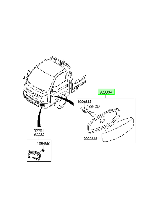 Señalizador Puerta Original Para Hyundai Santa Fe 2000-2006