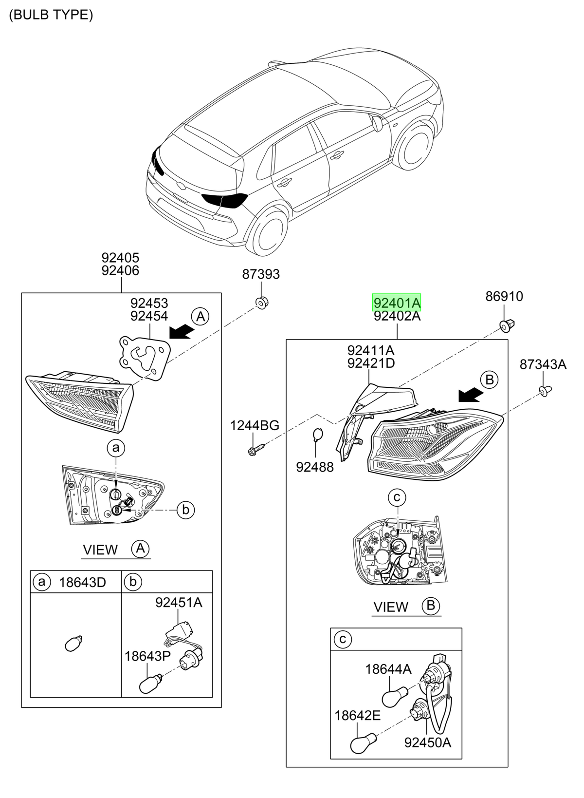 Foco Lh Orig. Para Hyundai I30 Desde 2017