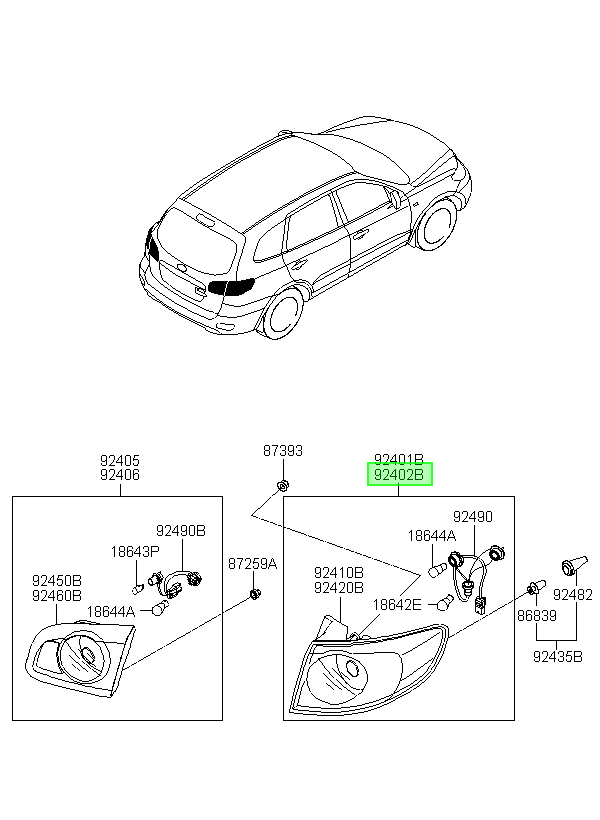 OEM 924022B520 catalogo